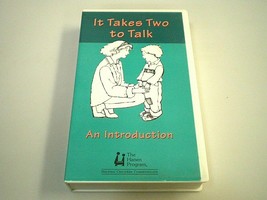 IT TAKES TWO TO TALK: Introduction To HANEN PROGRAM Language Book VHS VI... - £14.14 GBP