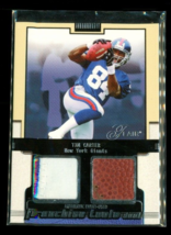 2002 Flair Franchise Tools Dual Relic Tim Carter Rookie RC New York Giants - £7.90 GBP