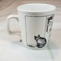 Vintage B. Kliban Kiln Craft Mug Cat Santa Claus Peace Christmas England Used Co - £34.03 GBP