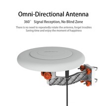 150 Mile HD TV Antenna Amplified Indoor Outdoor Omni-directional 360 FM/... - £51.59 GBP