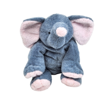 Ty Pluffies 2007 Winks Baby Grey Elephant Stuffed Animal Plush Toy Sewn Eyes - $46.55