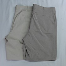 Lot 2 Ben Hogan Grand Slam 40 x 10&quot; Khaki Performance Golf Tech Mens Shorts - $24.99