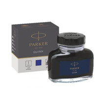 Parker Quink Permanent Ink Bottle - Blue - £32.95 GBP