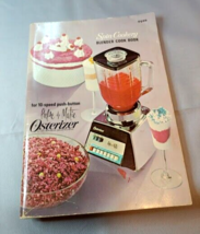 1968 Osterizer Spin Cookery Blender Cook Book 10 Speed Push Button Pulse Matic - £6.18 GBP