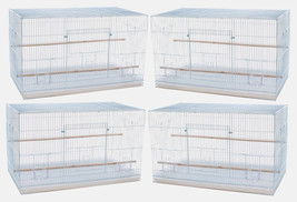 Lot of 4 Large Breeding Breeder Flight Cages Canaries Parakeets Aviaries Finches - £251.73 GBP