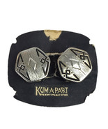 Vintage Kum A Part Snap Cufflinks Sterling Silver Tops with original Card - £45.38 GBP