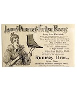 Rumsey Bros Ladies Boots 1894 Advertisement Victorian Footwear 1 ADBN1yy - $372.98 MXN