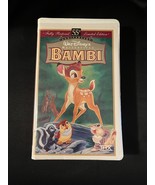 Disney Bambi 55th Anniversary Masterpiece Collection  (VHS, Limited Edit... - $10.00