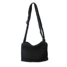 Women Little Canvas  Bag Female Thick Cloth Small Messenger Bag Retro Vintage Cr - £50.74 GBP