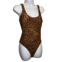 Sports Illustrated Swimsuit BROWN One Piece CLASSIC Tank SZ L NEW - $77.22