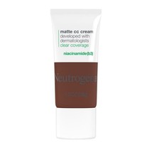 Neutrogena Clear Coverage Flawless Matte CC Cream, Sienna, 1 oz.. - £23.73 GBP