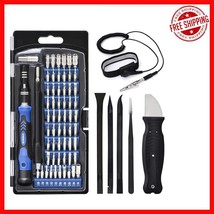 79-in-1 Precision Screwdriver Set with 58 Bits for All Electronics Repairs - $686.88 MXN