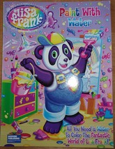 Lisa Frank Paint With Water Book Painting Coloring Book Partially   used - £3.92 GBP