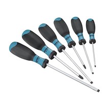 HAZET 810SPC/6 Slot Cross Recess Profile PH Screwdriver Set with Burnish... - $46.00