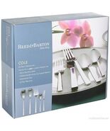 Reed &amp; Barton  Cole 65 Piece Flatware Set Service For 12 Stainless 18/10... - $170.42 CAD