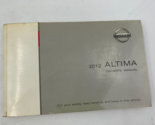 2012 Nissan Altima Owners Manual Handbook OEM D04B03029 - £21.17 GBP