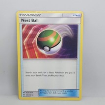 Pokemon Nest Ball Sun &amp; Moon 123/149 Uncommon Trainer Item TCG Card - £0.79 GBP