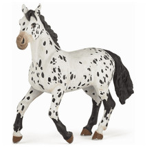 Papo Black Appaloosa Horse Animal Figure 51539 NEW IN STOCK - £22.42 GBP