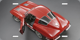 1963 CORVETTE RED  | License Plate | 12&quot; X 6&quot; | Sports Car - £11.74 GBP