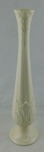 10 5/8&quot; Lenox Florentine Collection Bud Vase Leaf Embossed Made in USA - $9.46