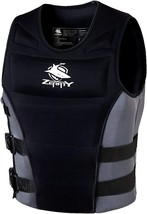 Zeraty Men Life Jacket Impact Vest Buoyancy Swimming Vest Life Jackets f... - £53.71 GBP