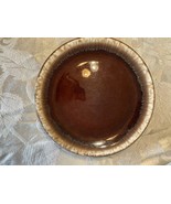 Vintage McCoy Brown Drip Glaze Desset Plates Made in USA 7 1/4&quot; wide - $27.10