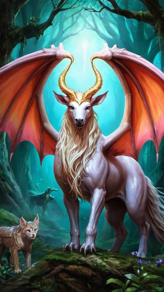 A &quot;Mythical Creatures: Realm of Fantasy&quot; 16:9 Portrait Digital Download ... - $100.00