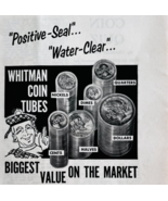1961 Whitman Coin Tubes Advertisement Numismatic Supply Wisconsin DWV10 - €17,46 EUR