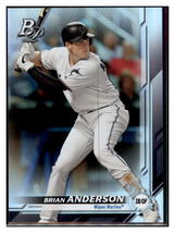 2019 Bowman Platinum Brian Anderson    Miami Marlins #51 Baseball card  ... - $1.86