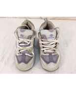 CHILDREN'S YOUTH HEELYS WHITE PURPLE BOYS 3 GIRLS 4 DOUBLE WHEELED SKATI... - $22.49