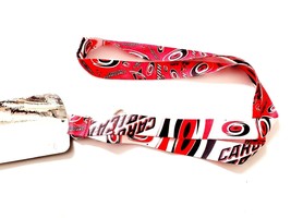 One Carolina Hurricanes Lanyard Keychain Reversible W/ Clip Nhl Licensed New - £3.31 GBP