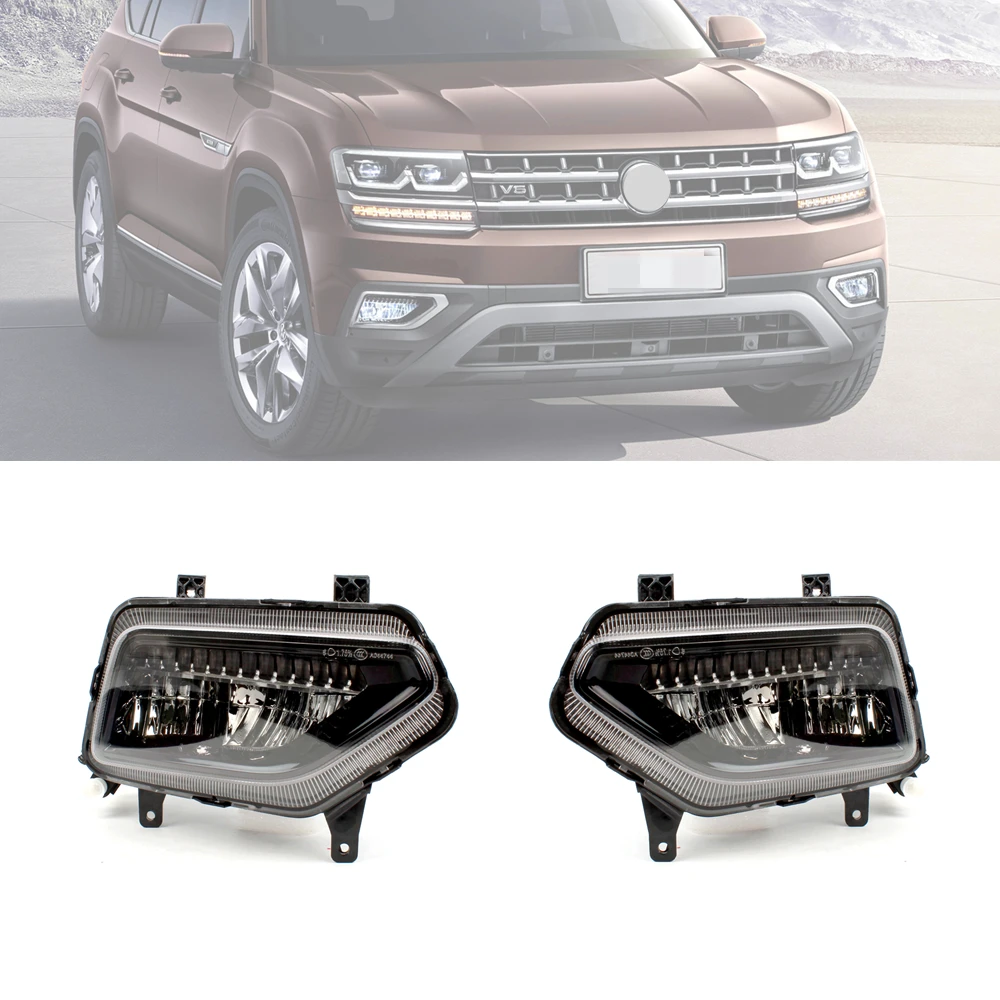 Front Bumper LED Fog Light With Bulbs For VW Teramont 2018 2019 2020 Driving - £177.32 GBP+