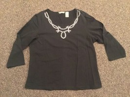 Laura Ashley Long Sleeve Shirt, Size M - £4.54 GBP
