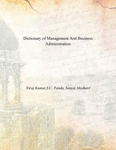 Dictionary of Management and Business Administration [Hardcover] - £22.59 GBP