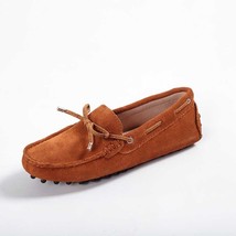 100% leather Women flats New  Handmade Women Casual leather shoes Leather Moccas - £45.46 GBP