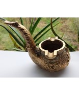 Vintage brass pipe shaped ashtray  - $6.50