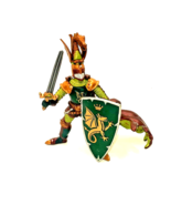 Papo 2007 Green/Bronze Dragon Knight  Medieval Castle Fantasy 1805 - £10.24 GBP