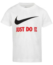 Nike Toddler Boys Swoosh Logo &quot;Just Do It&quot; T-Shirt - Choose Size - £15.72 GBP