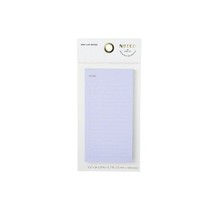 Noted by Post it Brand, Blue Lined Notes, 2.9 in. x 5.7 in, 1 Pad 100She... - £7.65 GBP