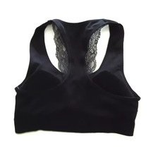Tranquil &amp; True Womens Comfort Bra Ribbed Seamless Racerback Black Size ... - $232.09 MXN