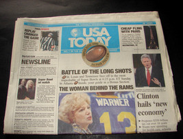 2000 Jan 28-30 USA TODAY Newspaper RAMS TITANS SUPER BOWL Preview NFL Co... - $19.99