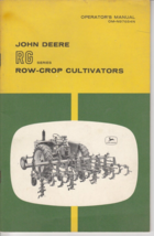 Vintage Operator&#39;s Manual For John Deere RG Row-Crop Cultivator - £9.92 GBP