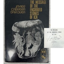 Message of the Engraved Stones Ica Javier Cabrera Darquea Autographed Copy Book - £393.82 GBP