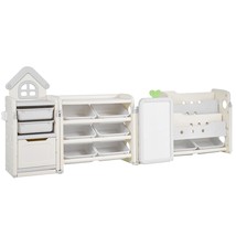 VEVOR Kids Toy Storage with Bookshelf, 4-Tier Large Toy Storage Organize... - $4,860.84 MXN