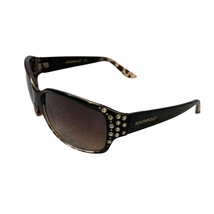 Southpole Womens OS Sunglasses Rhinestone Embellished Brown Animal Print Rims WW - $16.82