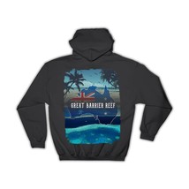 Great Barrier Reef : Gift Hoodie Australia Souvenir Travel - £28.76 GBP