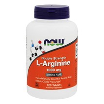 NOW Foods Arginine 1000 mg., 120 Tablets - £15.55 GBP