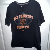 San Francisco Giants Black tee shirt Size L Made by Nike Vintage Sports ... - $42.99