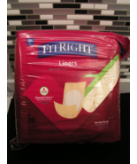 Medline FitRight Extra Absorbency Liners Protectors 20 Ct. 13x34 in. 1 S... - €17,35 EUR