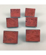 Marine Life Collectible Stampers Aquatic Animals Sea Turtle Shark Vintag... - $33.63 CAD